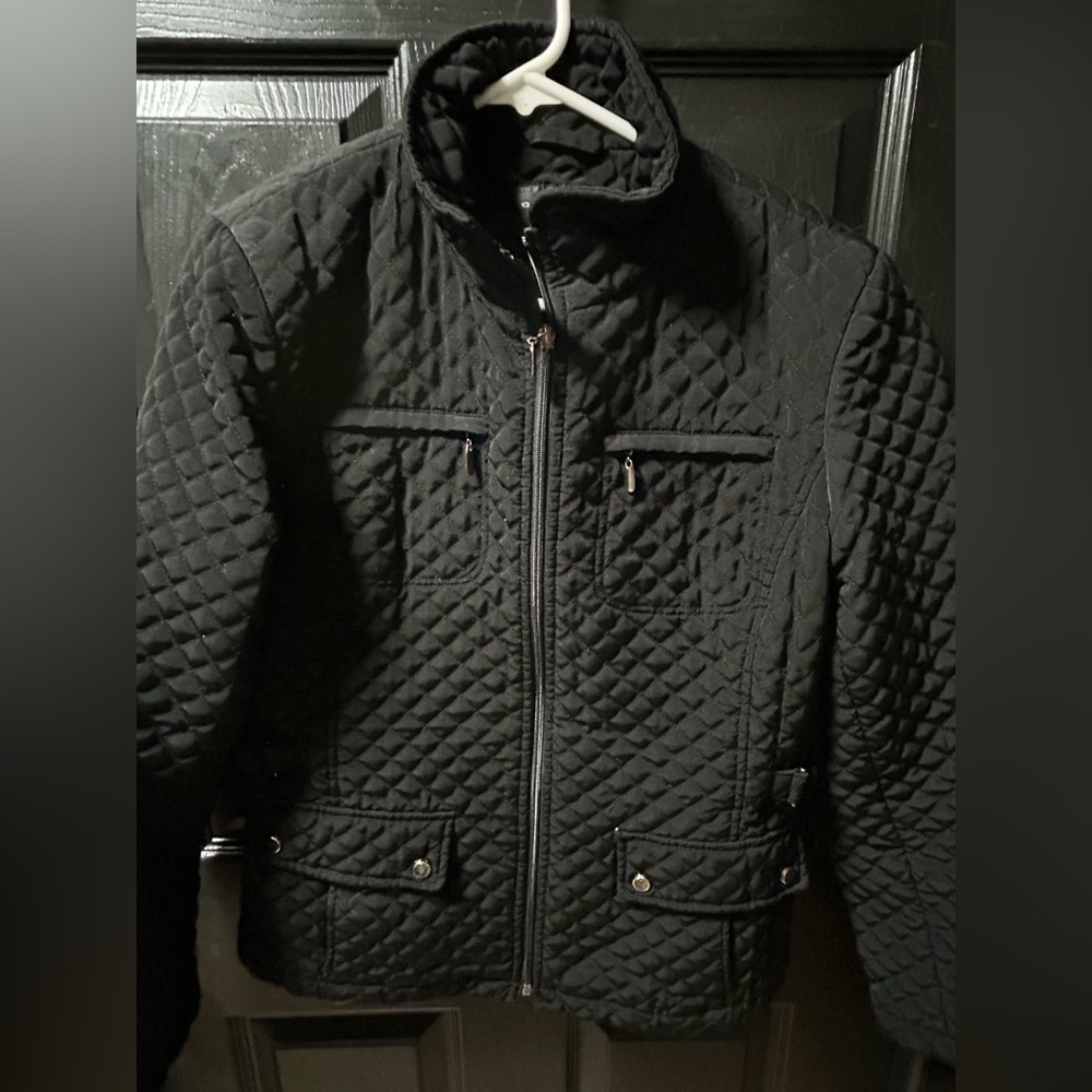 Gallery Women’s Black Quilted Jacket